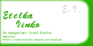 etelka vinko business card